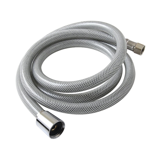 Kingston Brass 60Inch Kitchen Side Sprayer Hose, GrayPolished Chrome KBSH601 - main